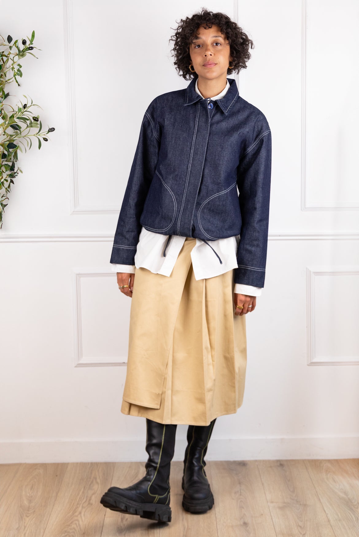 Nya Oversized Denim Jacket