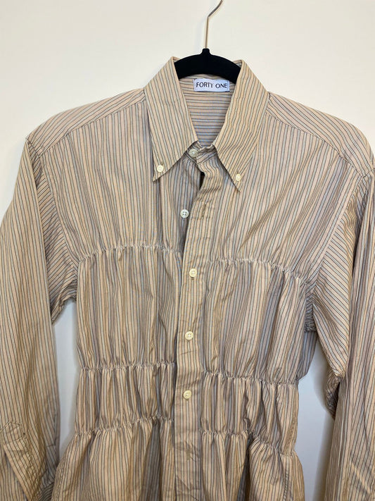 Limited Edition Rework Shirt - Camel Stripe