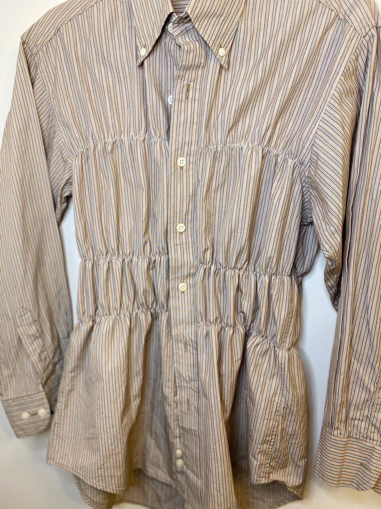 Limited Edition Rework Shirt - Camel Stripe