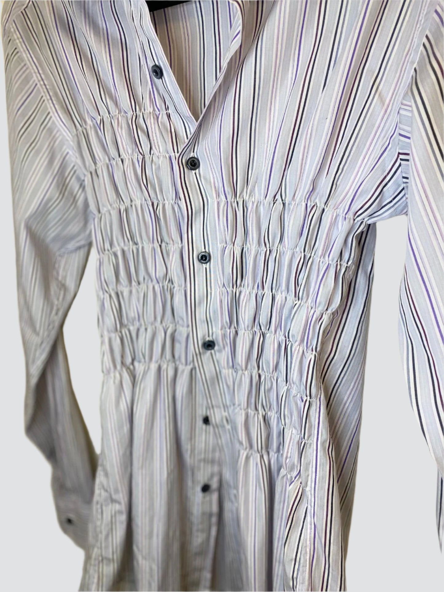 Limited Edition Rework Shirt - Blue Stripe