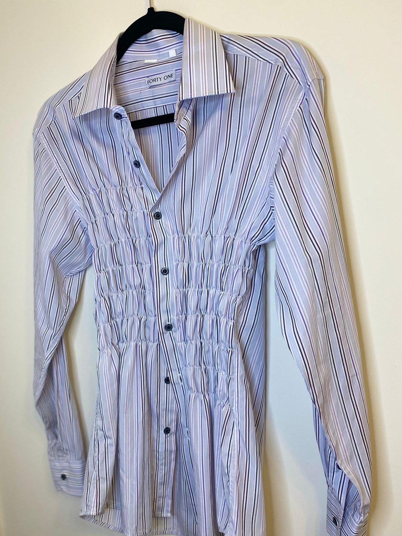 Limited Edition Rework Shirt - Blue Stripe