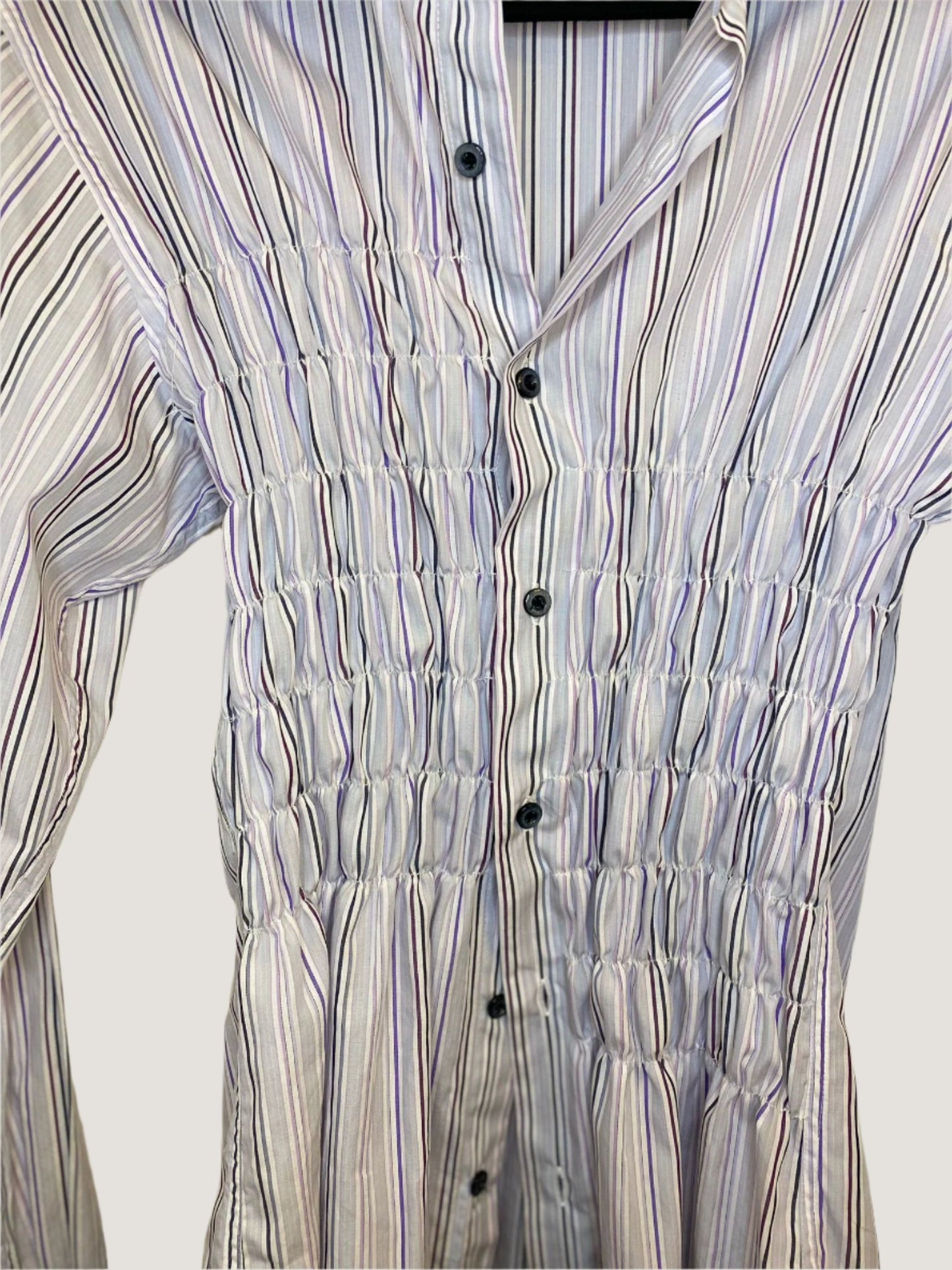 Limited Edition Rework Shirt - Blue Stripe