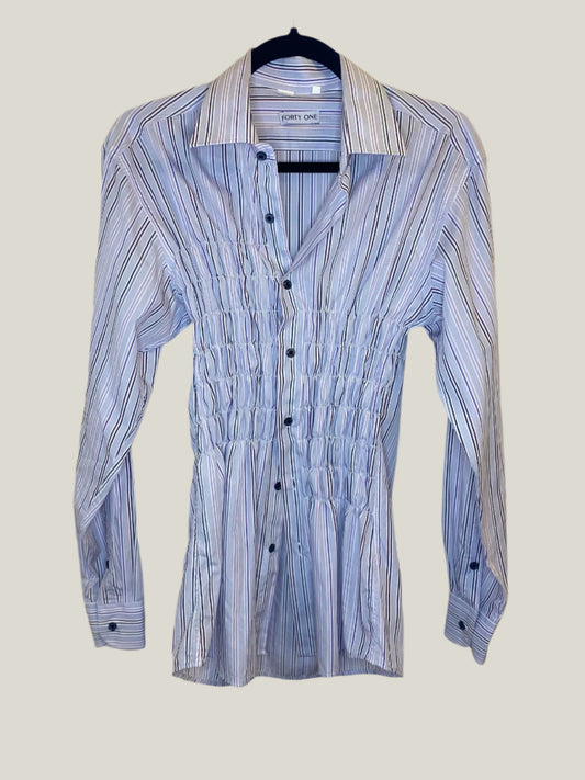 Limited Edition Rework Shirt - Blue Stripe